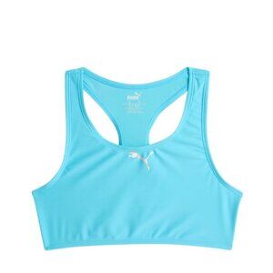 PUMA Girls Swimsuit Top Size XL Turquoise Active Summer Swimwear Performance